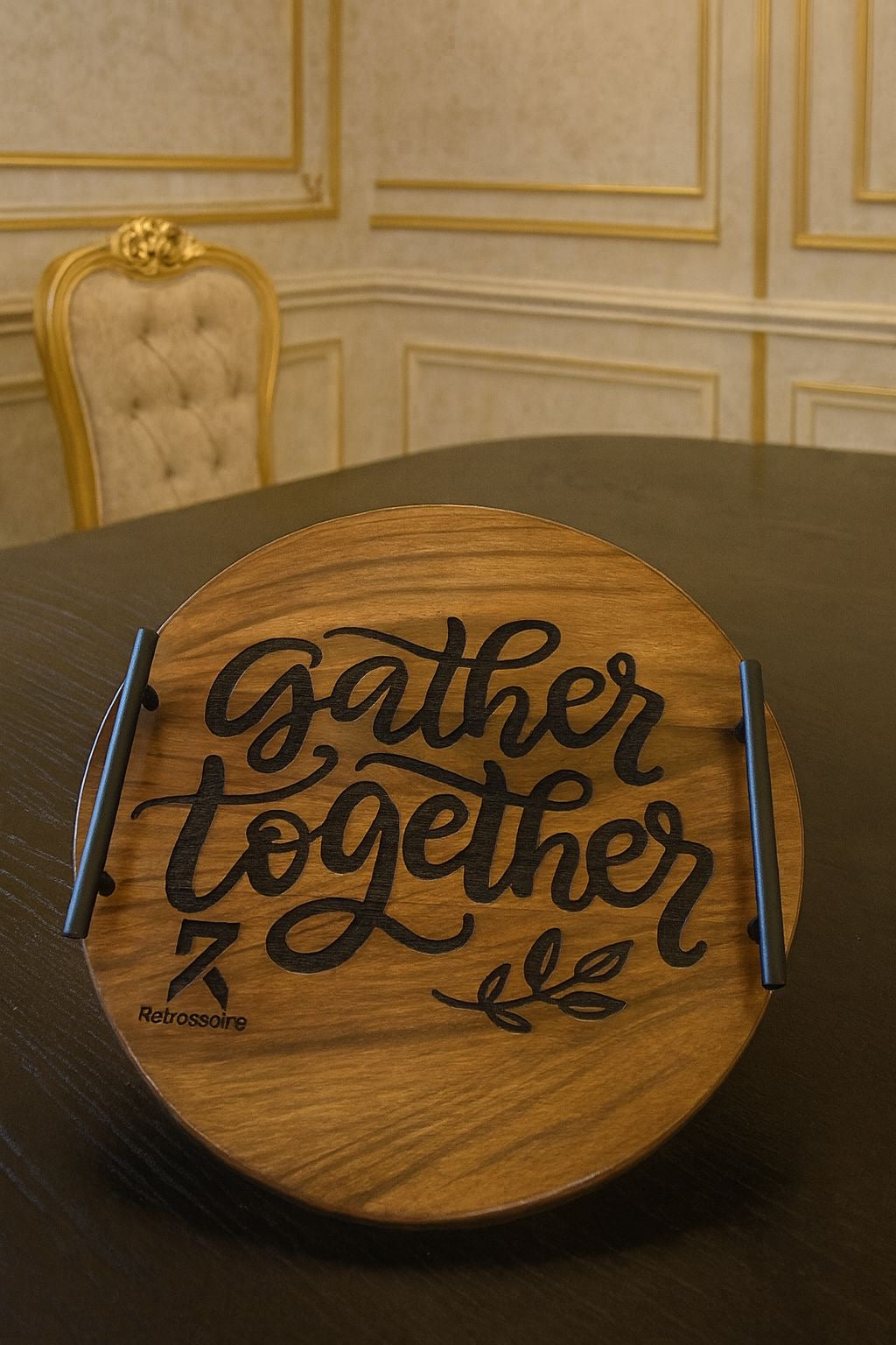 Wooden Tray - Gather Together