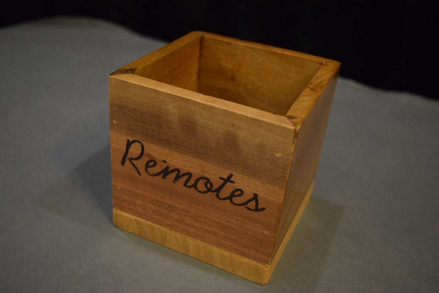 Wooden Remote Holder