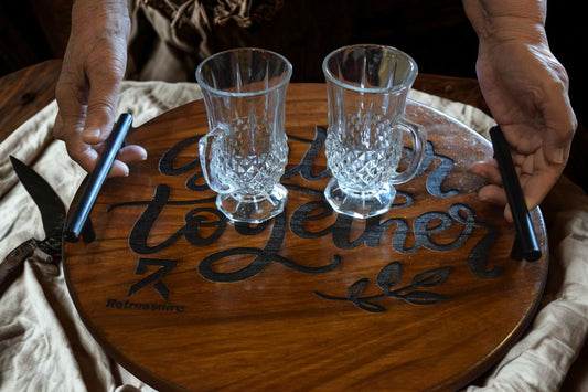 Wooden Tray - Gather Together