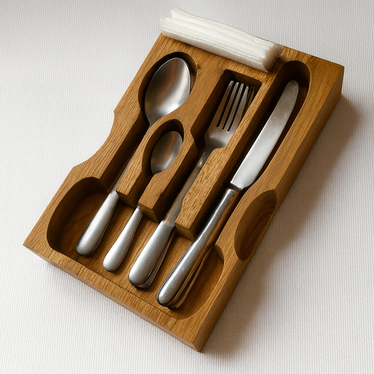 Wooden Spoon Organizer