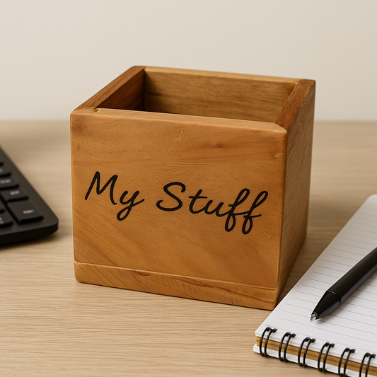 Wooden Stuff Holder